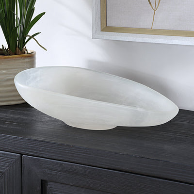 Uttermost Marchena White Bowl - Al Rugaib Furniture
