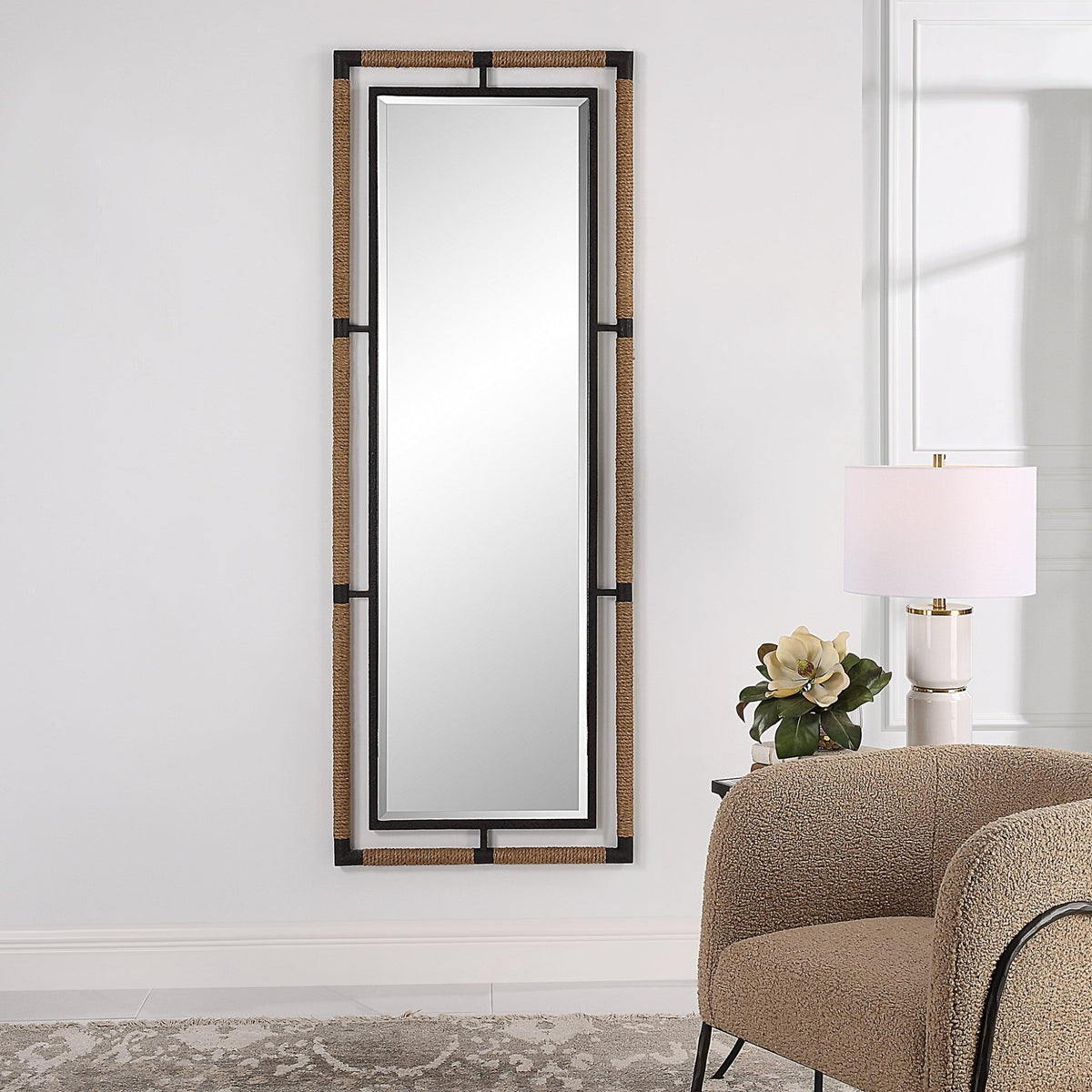 Uttermost Melville Iron & Rope Tall Mirror Mirrors| Uttermost