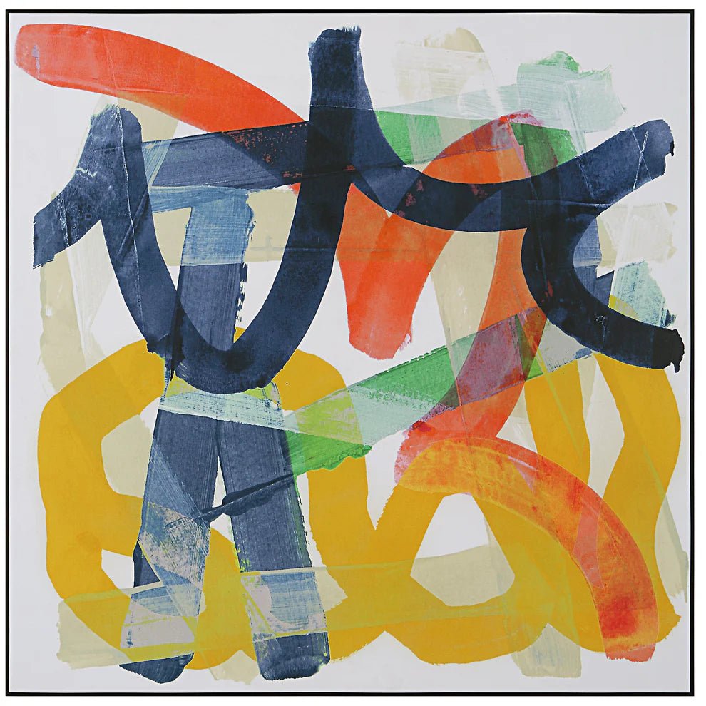 Uttermost Midtown Graffiti Framed Print Wall Art| Uttermost