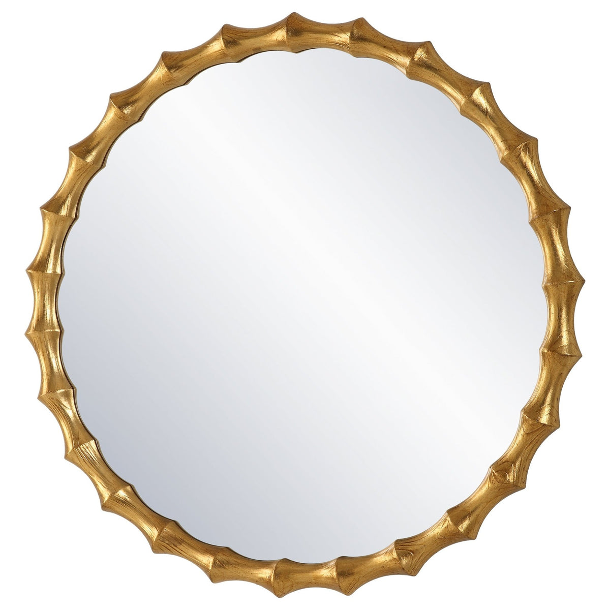 Uttermost Nacala Round Gold Mirror Table Decors| Uttermost