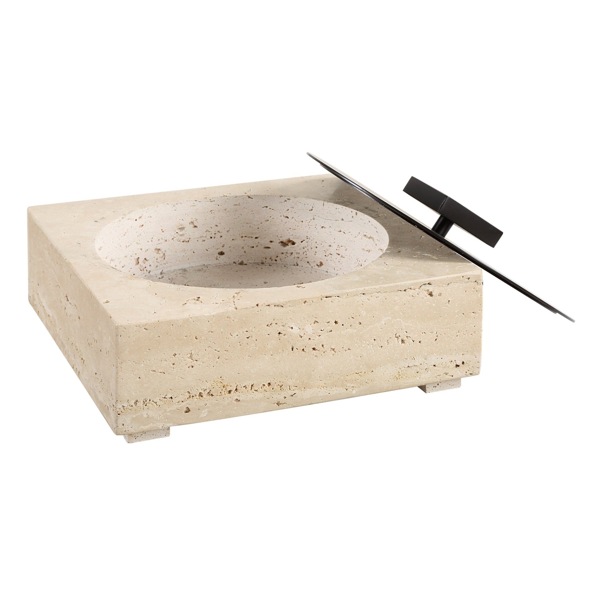 Uttermost Natural Luxe Travertine Box Box| Uttermost