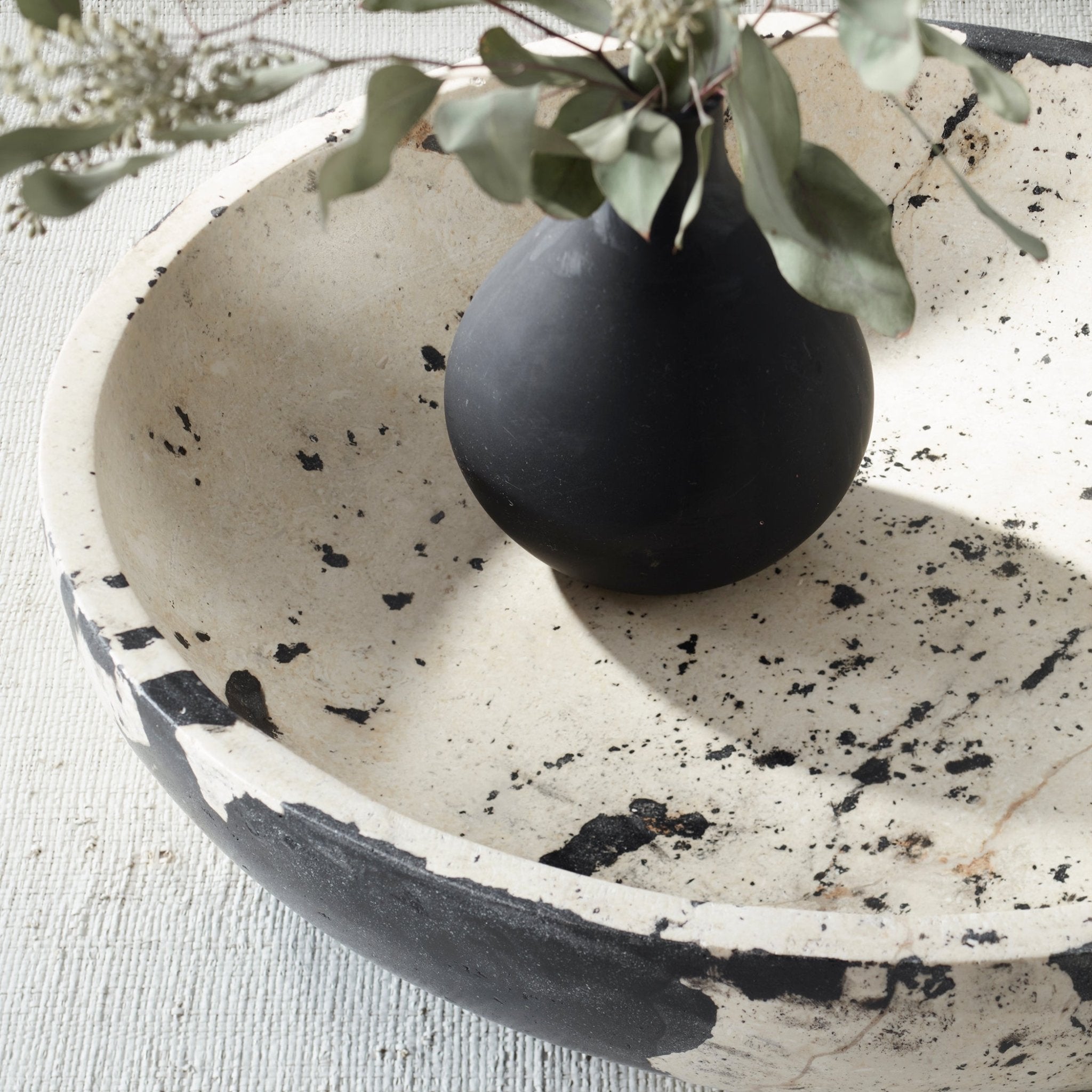 Uttermost Nouveau Limestone Bowl Bowl| Uttermost