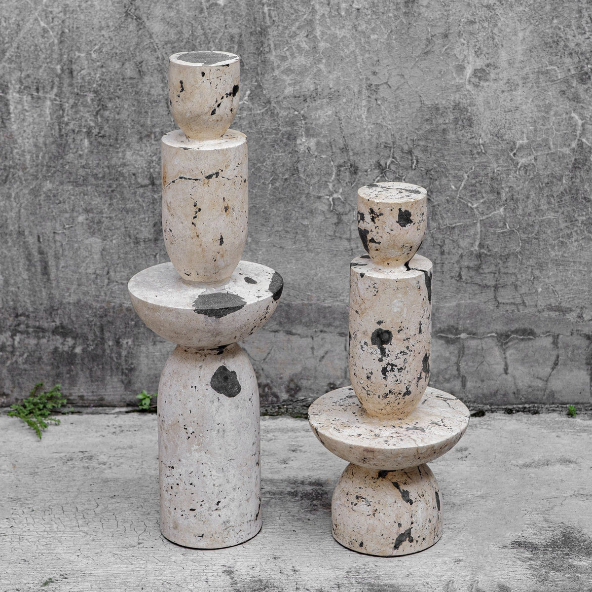 Uttermost Nouveau Tower Sculptures Set/2 Table Decors| Uttermost