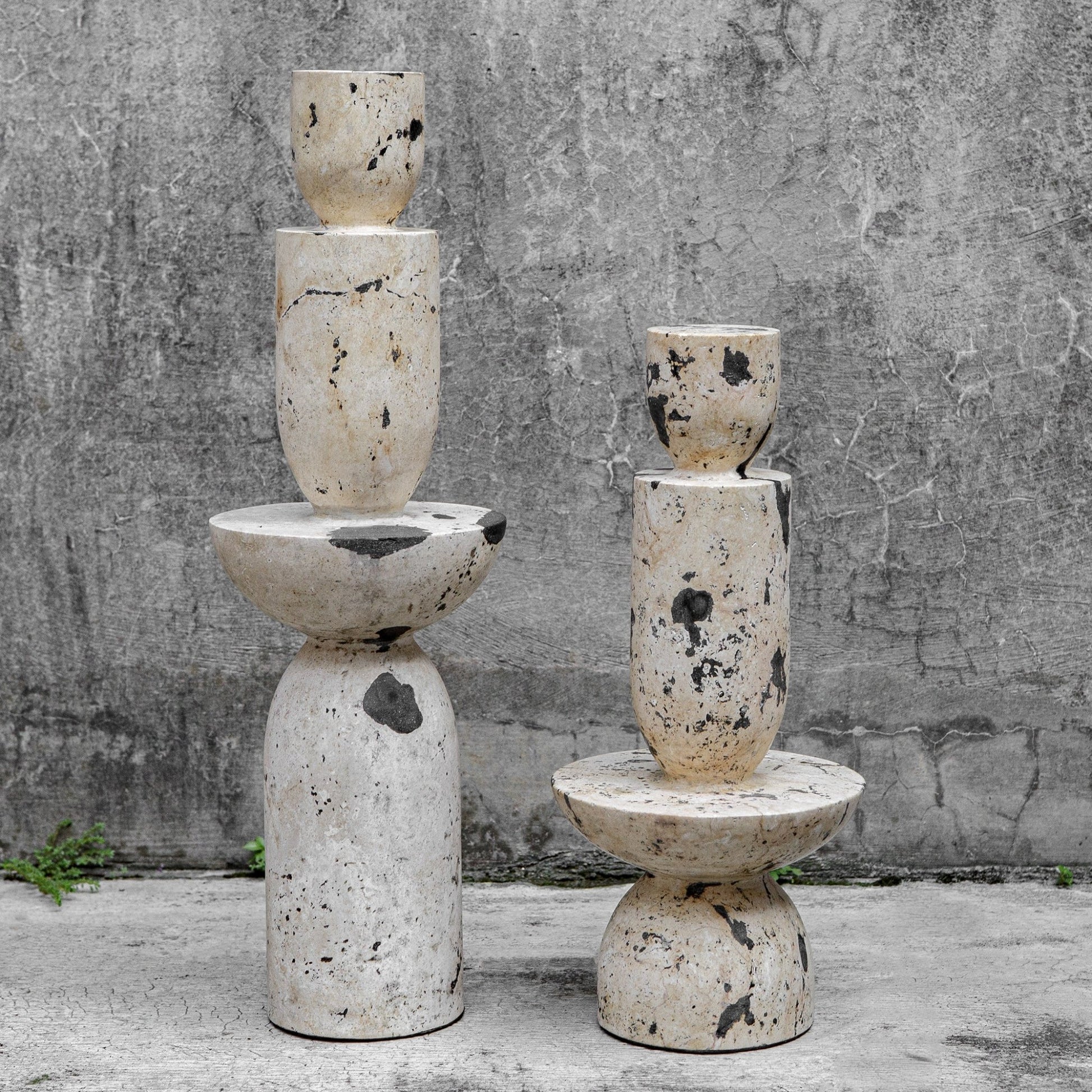 Uttermost Nouveau Tower Sculptures Set/2 Table Decors| Uttermost