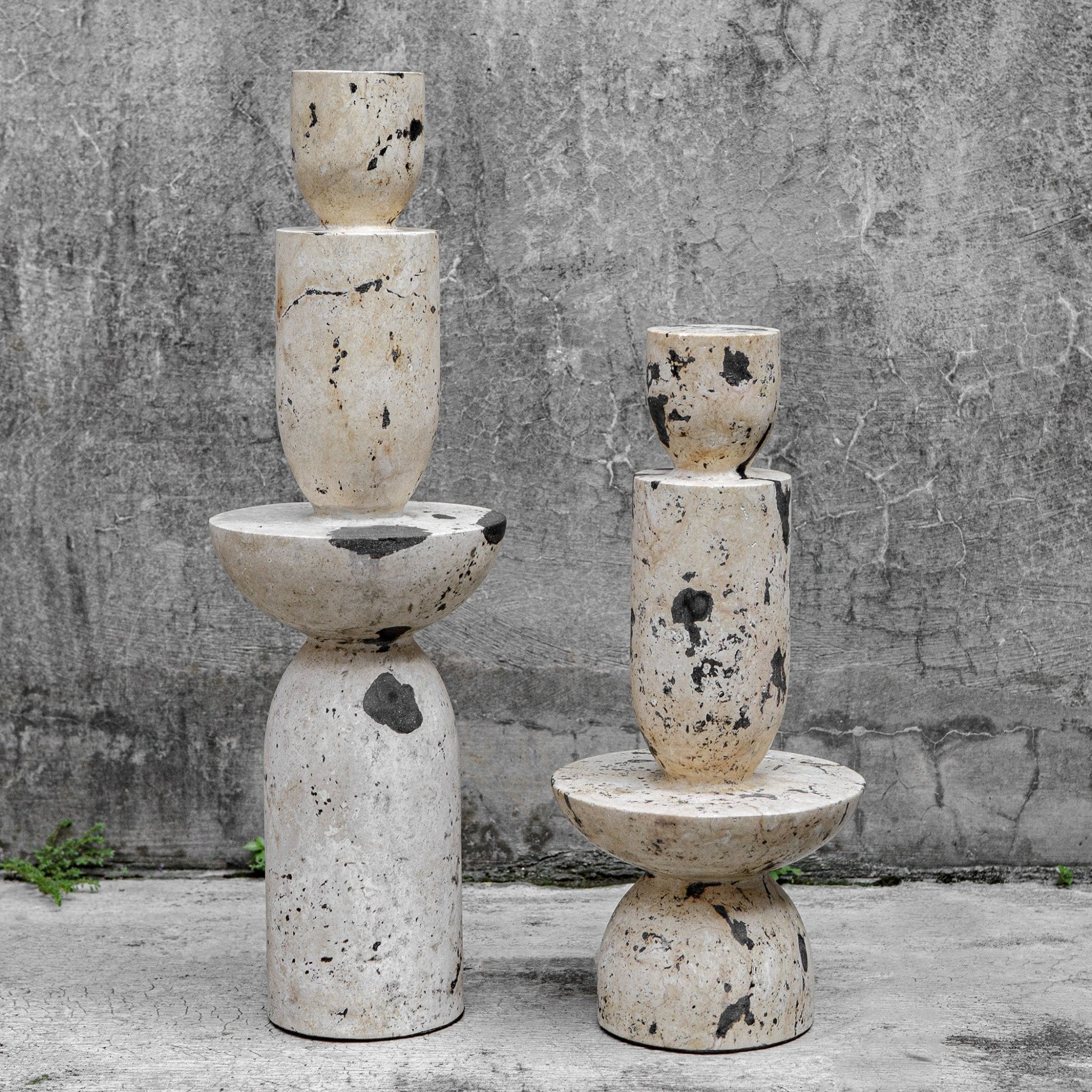 Uttermost Nouveau Tower Sculptures Set/2 Table Decors| Uttermost