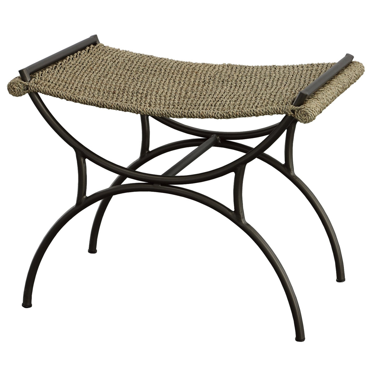 Uttermost Playa Seagrass Small Bench Benches| Uttermost