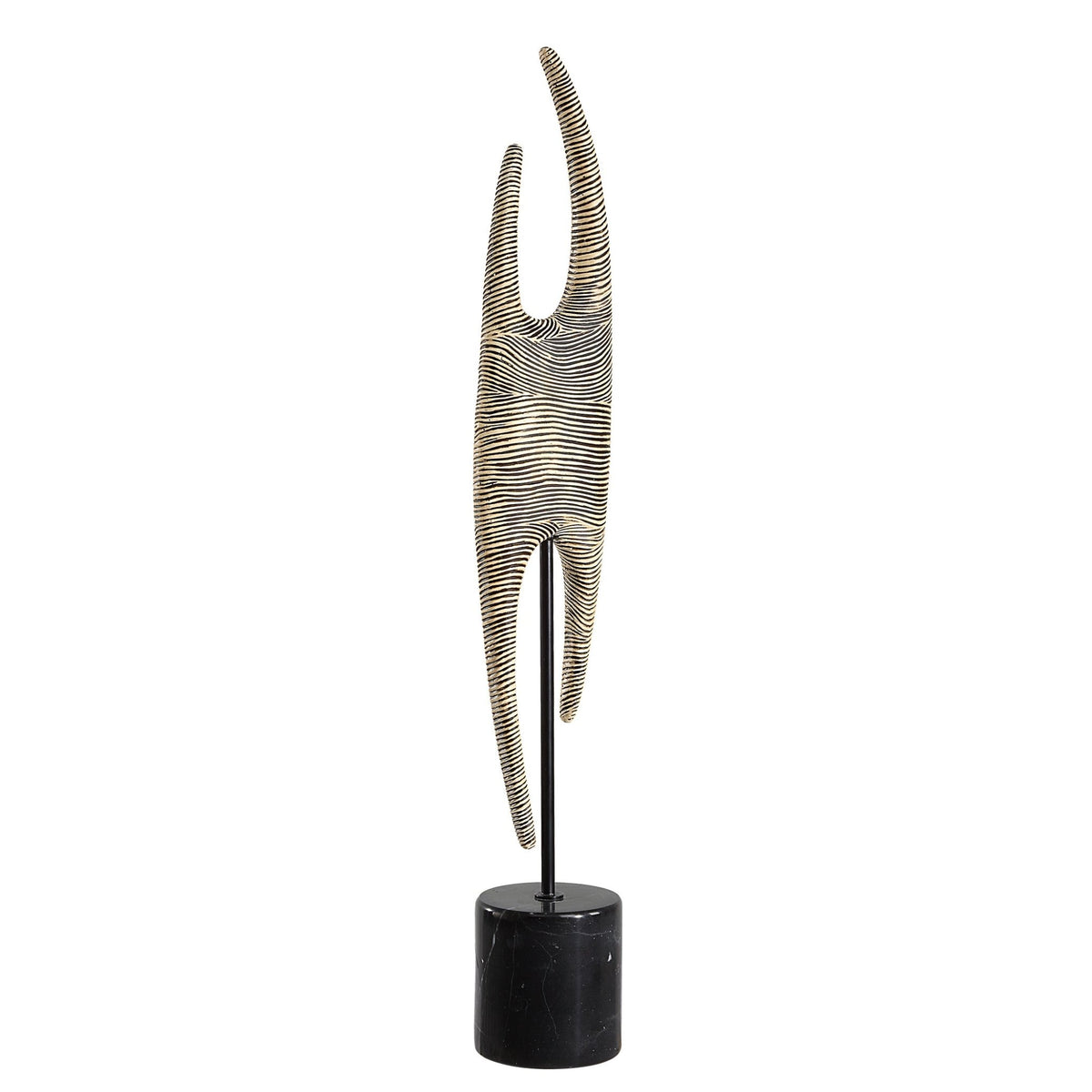 Uttermost Pochette Ribbed Sculpture Table Decors| Uttermost