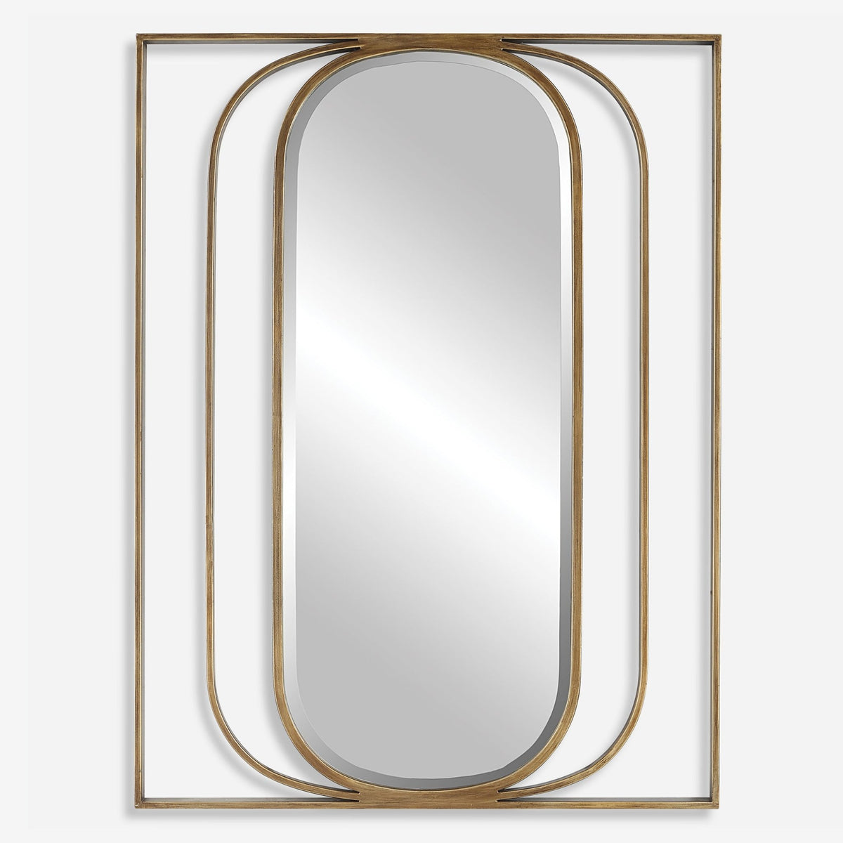 Uttermost Replicate Contemporary Oval Mirror Mirrors| Uttermost