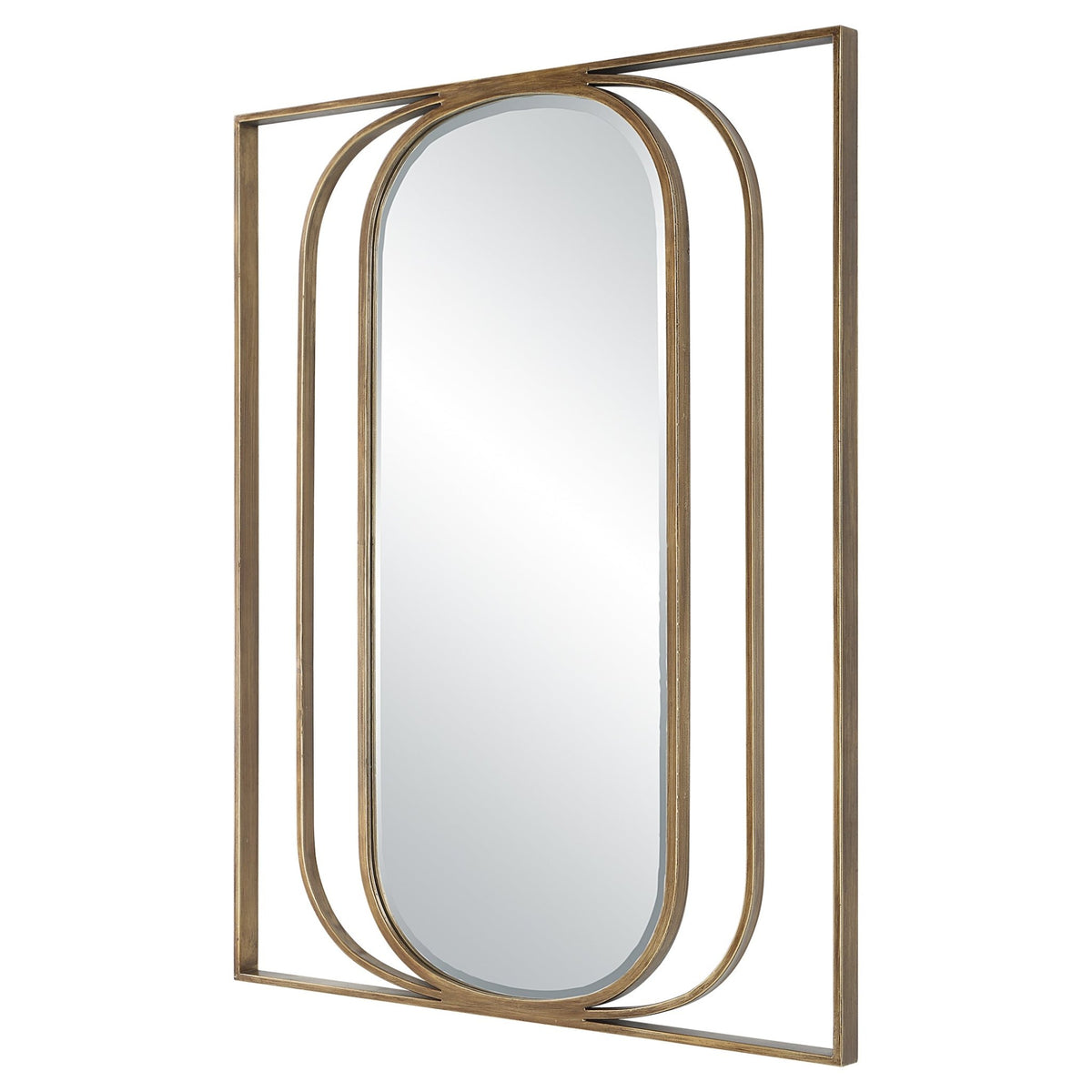 Uttermost Replicate Contemporary Oval Mirror Mirrors| Uttermost