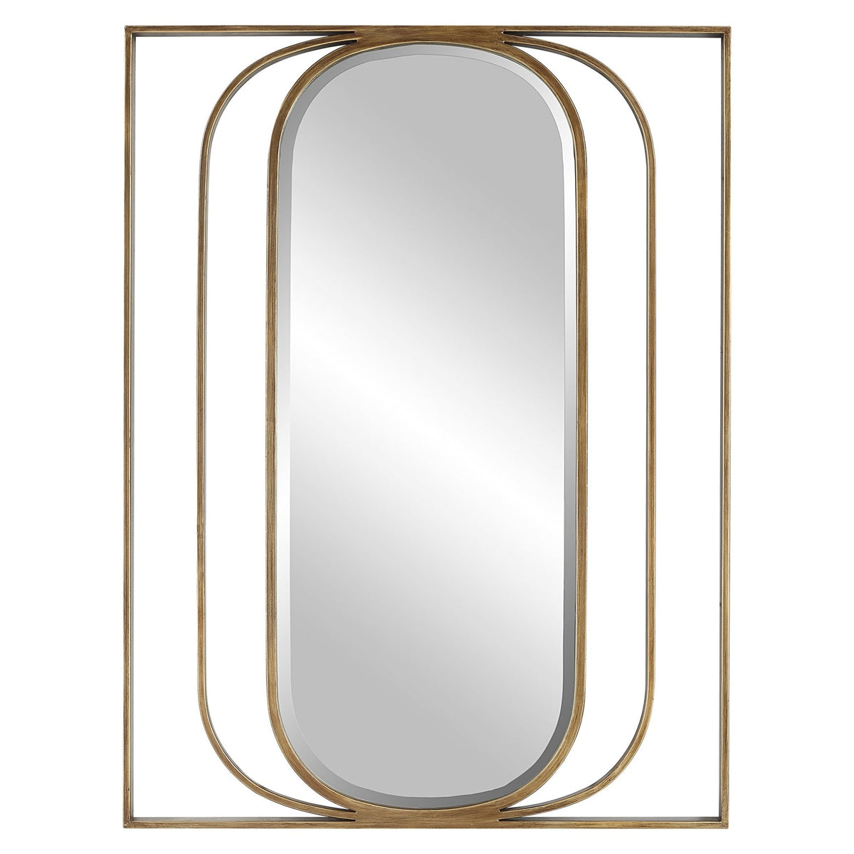 Uttermost Replicate Contemporary Oval Mirror Mirrors| Uttermost