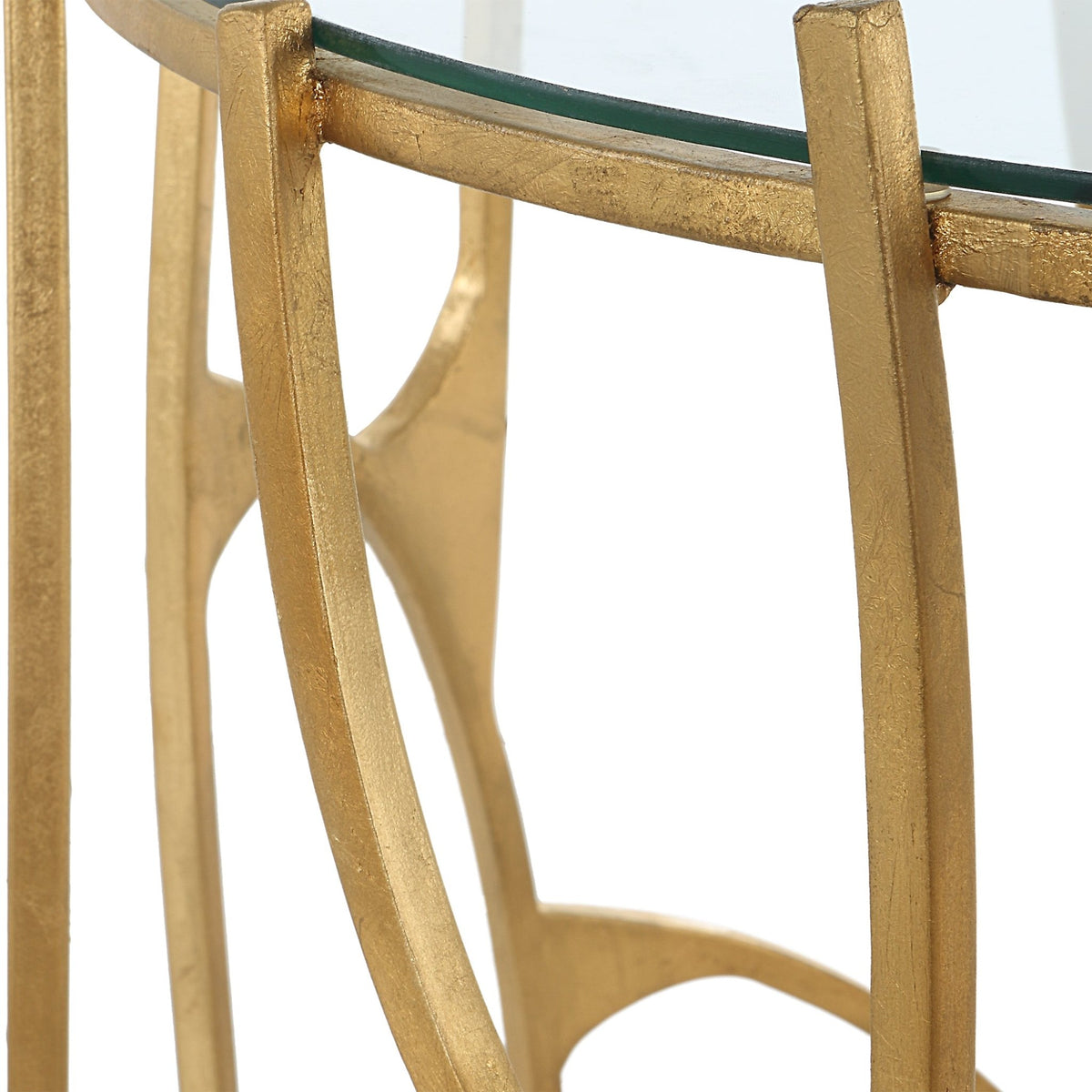 Uttermost Ritual Round Gold Side Table Accent & End Tables| Uttermost