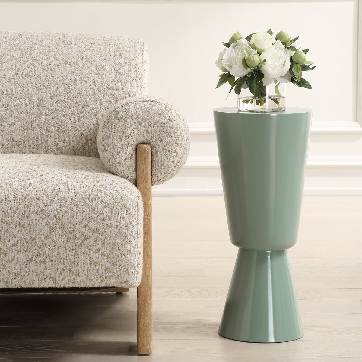 Uttermost Sabetha High Gloss Drink Table Accent & End Tables| Uttermost
