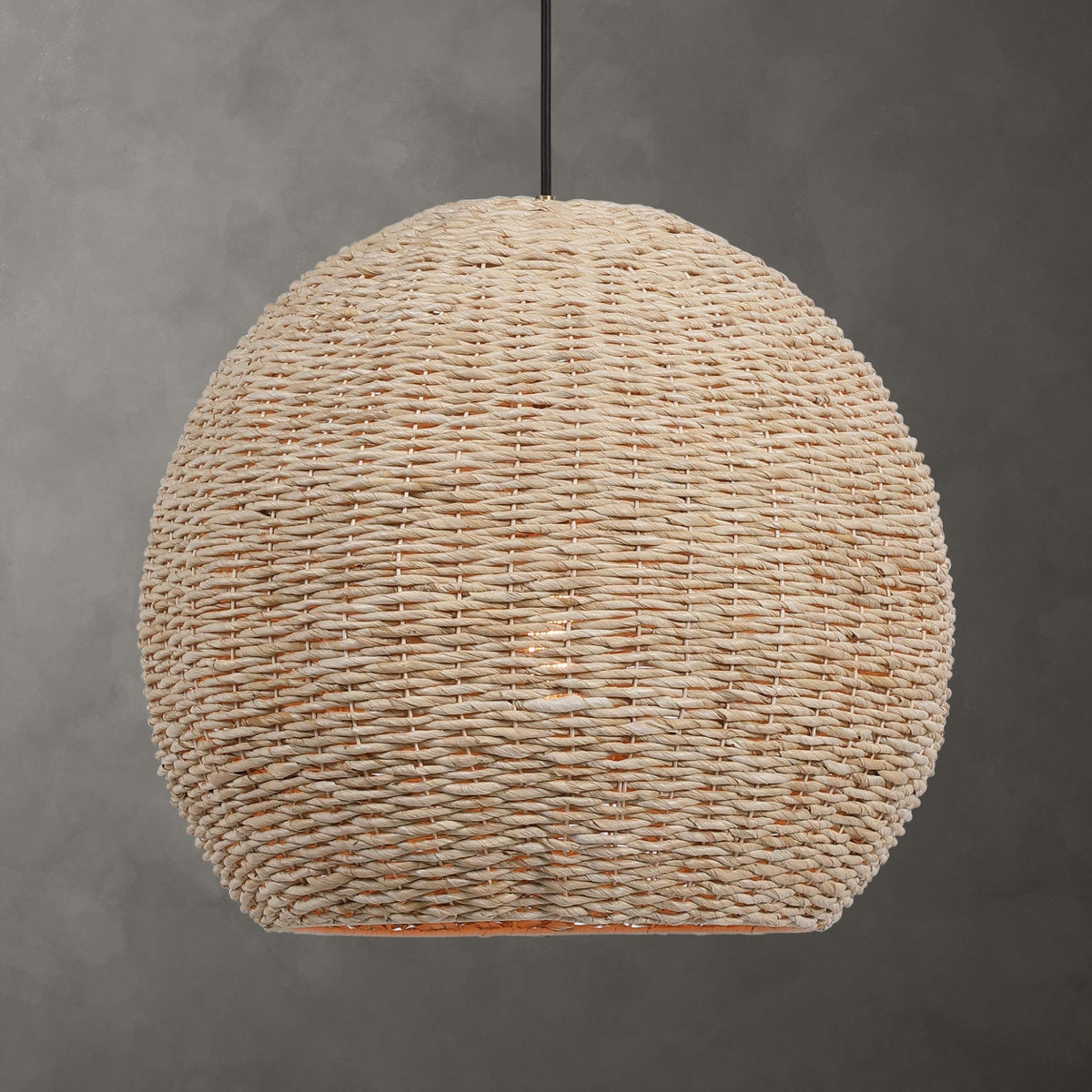 Uttermost Seagrass 1 Light Dome Pendant Wall Sconces| Uttermost