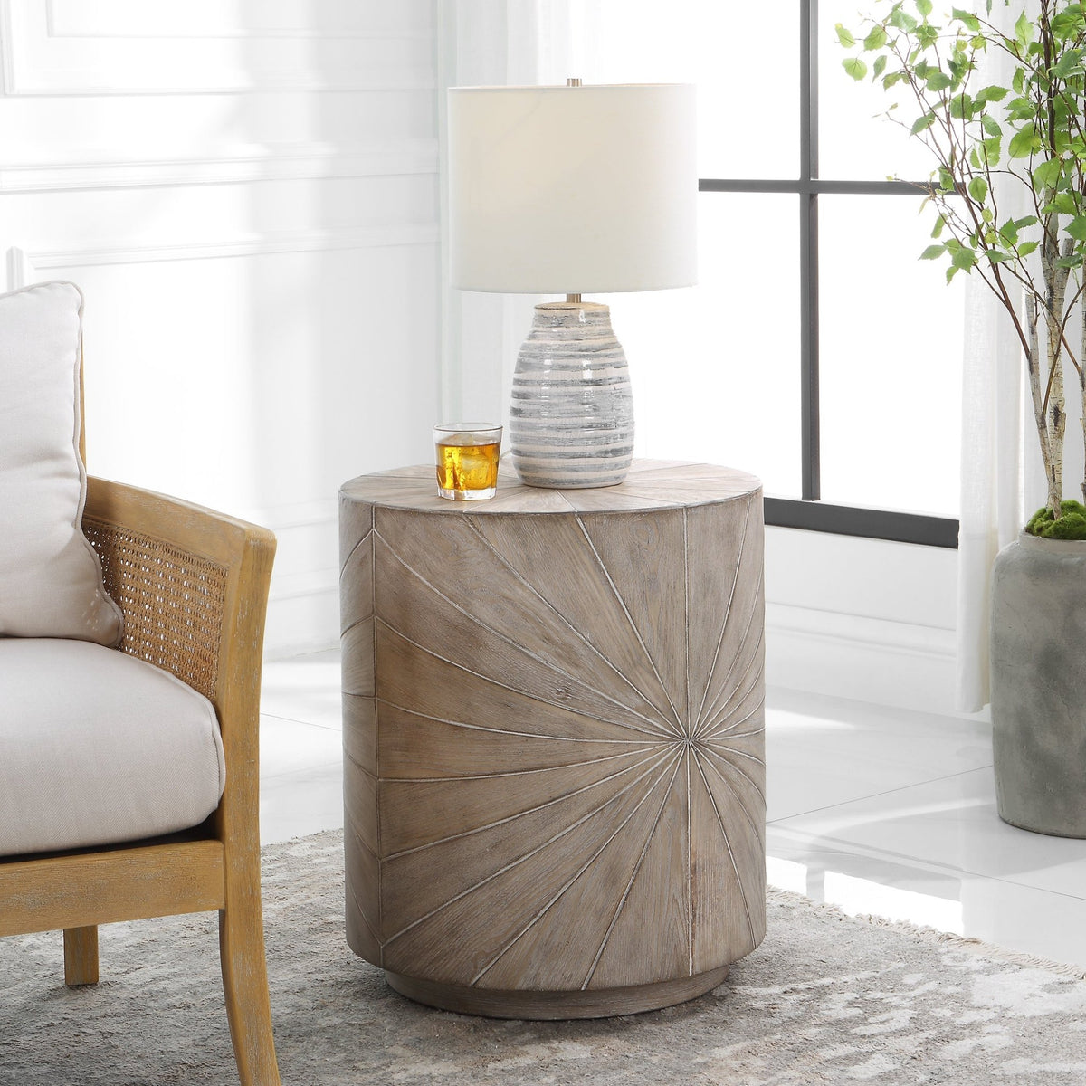 Uttermost Starshine Wooden Side Table Table Decors| Uttermost