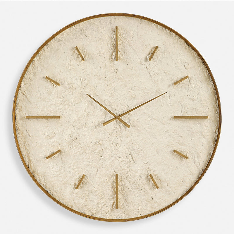 Uttermost Stone Serenity Wall Clock - Al Rugaib Furniture