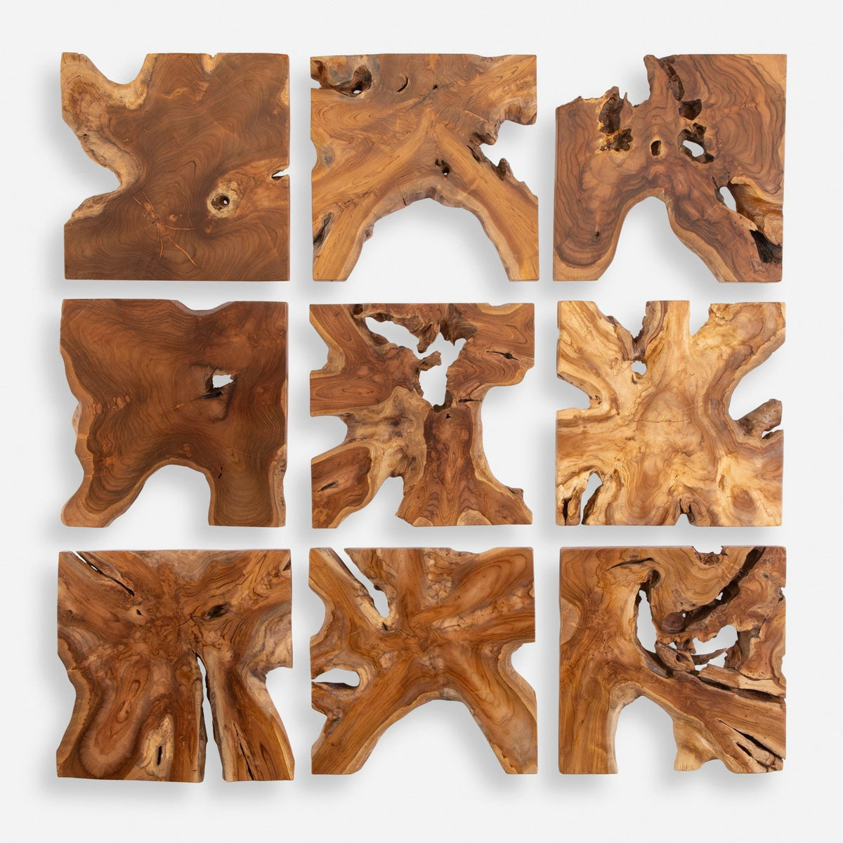 Uttermost Talia Wood Wall Decor Set/9 Wall Art| Uttermost