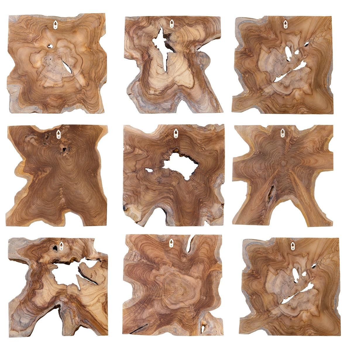 Uttermost Talia Wood Wall Decor Set/9 Wall Art| Uttermost
