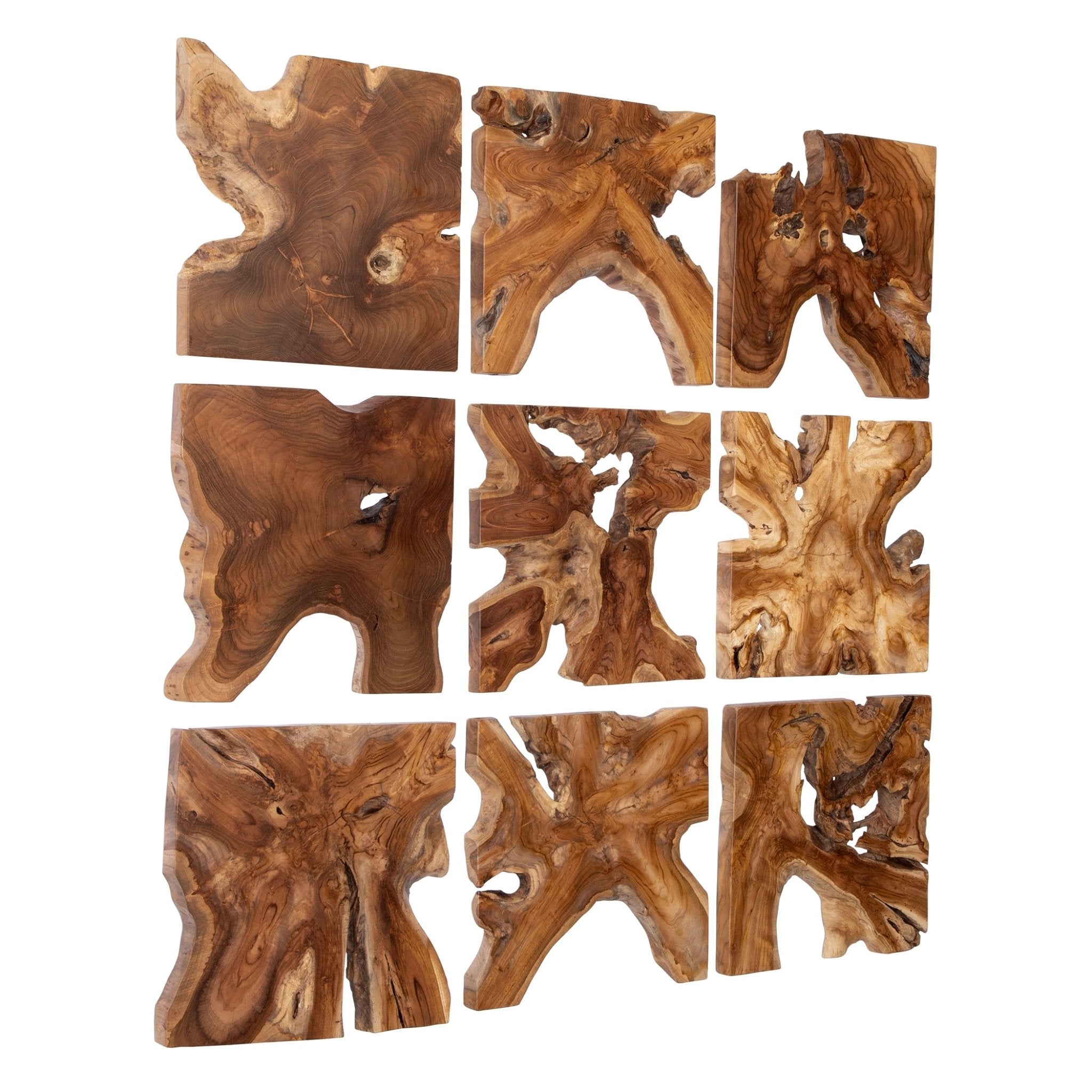 Uttermost Talia Wood Wall Decor Set/9 Wall Art| Uttermost