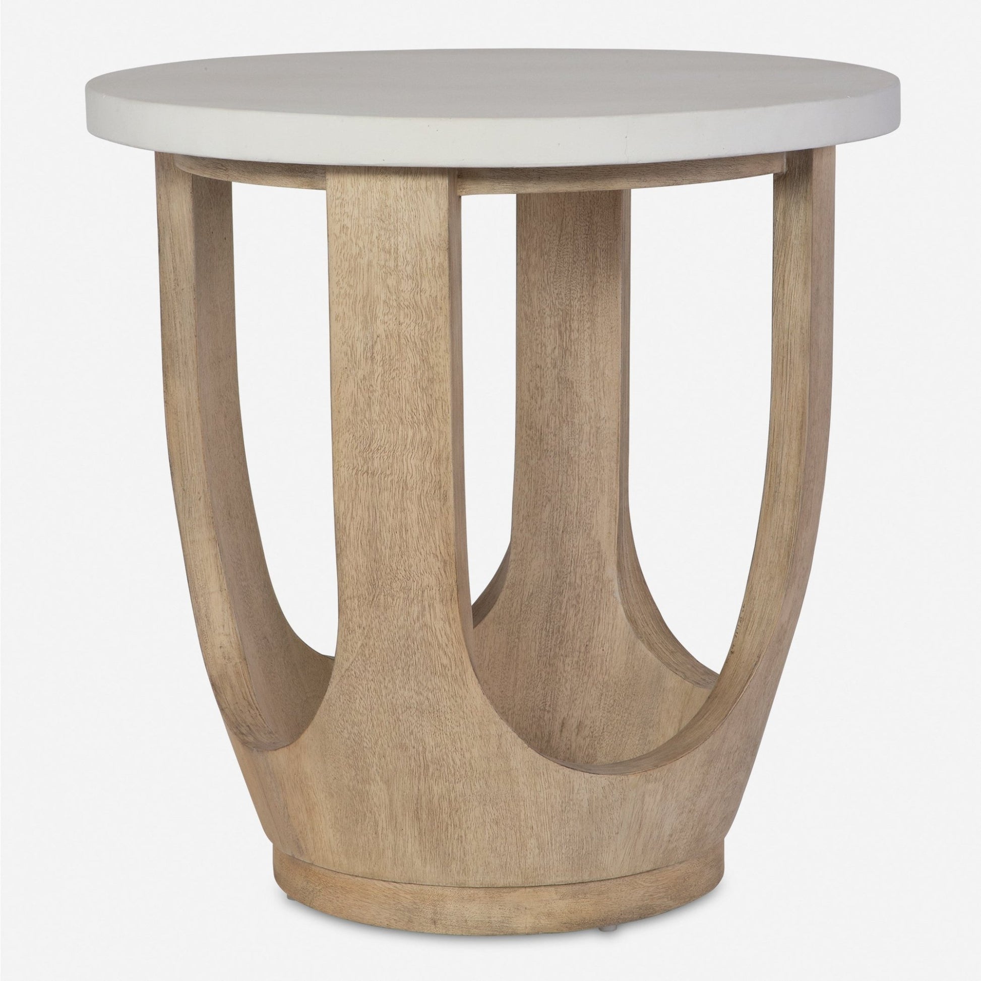 Uttermost Tatli Stone Top Side Table Table Decors| Uttermost