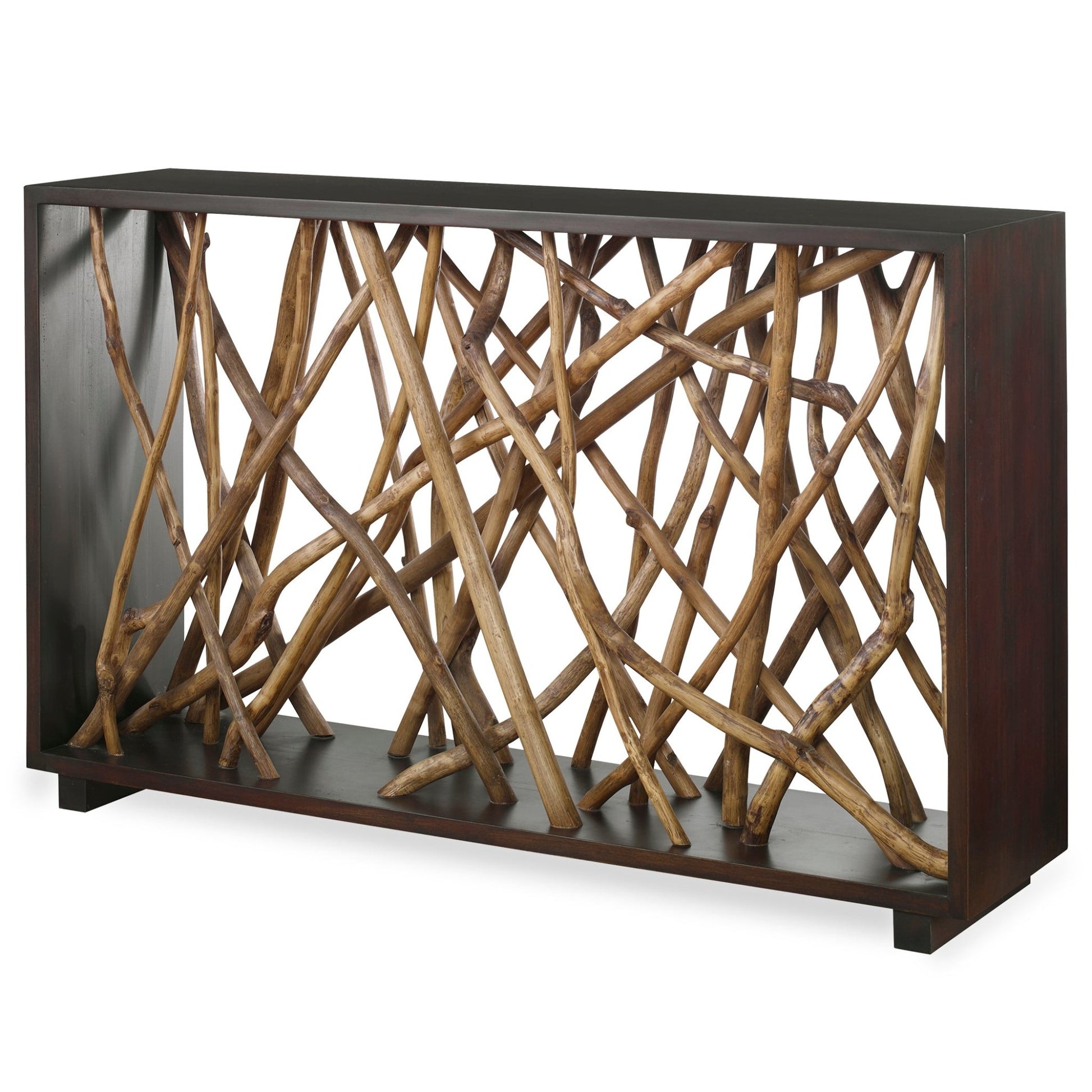Uttermost Teak Maze Console Table Consoles & Sideboards| Uttermost
