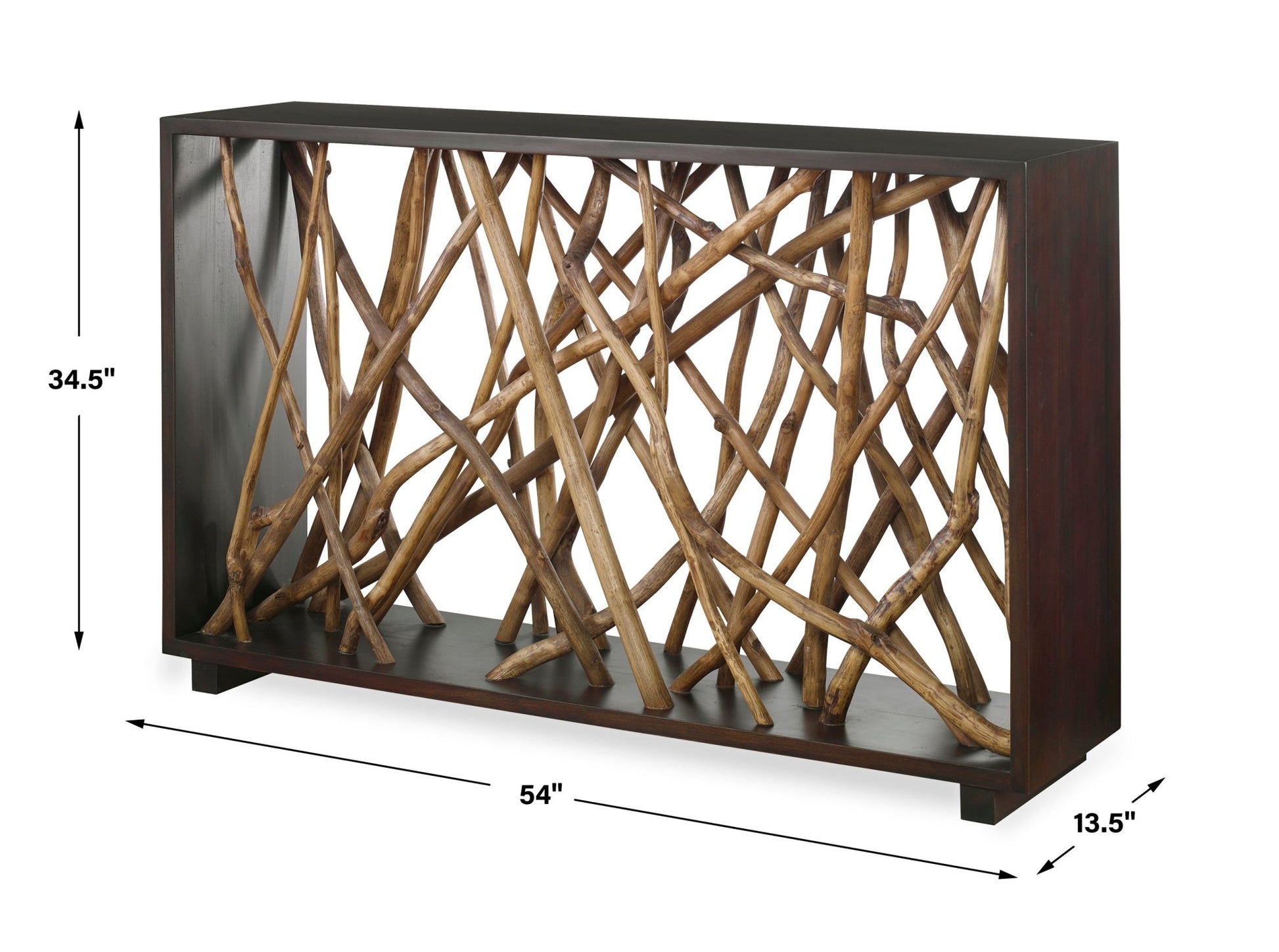 Uttermost Teak Maze Console Table Consoles & Sideboards| Uttermost