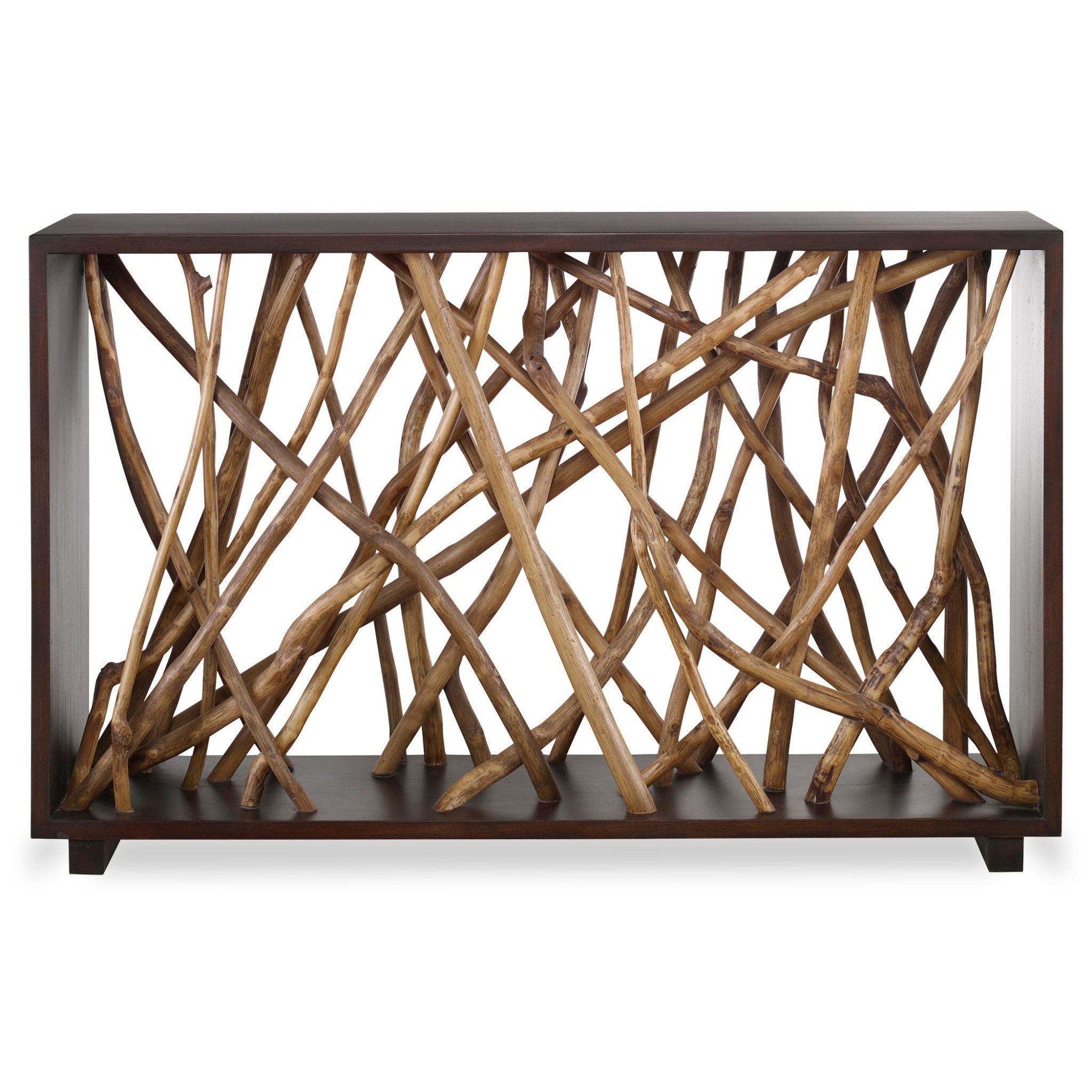 Uttermost Teak Maze Console Table Consoles & Sideboards| Uttermost