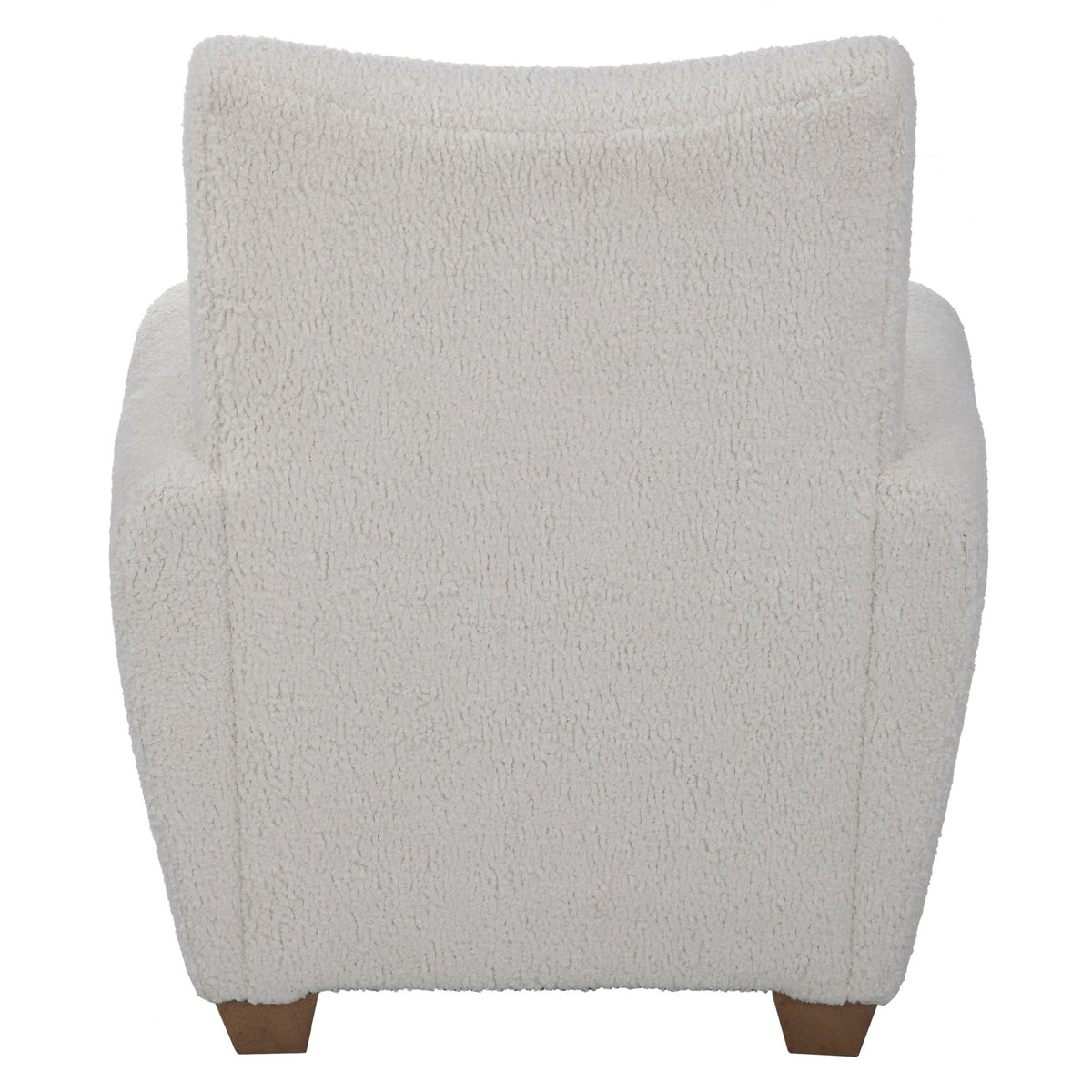 Uttermost Teddy White Shearling Accent Chair Table Decors| Uttermost