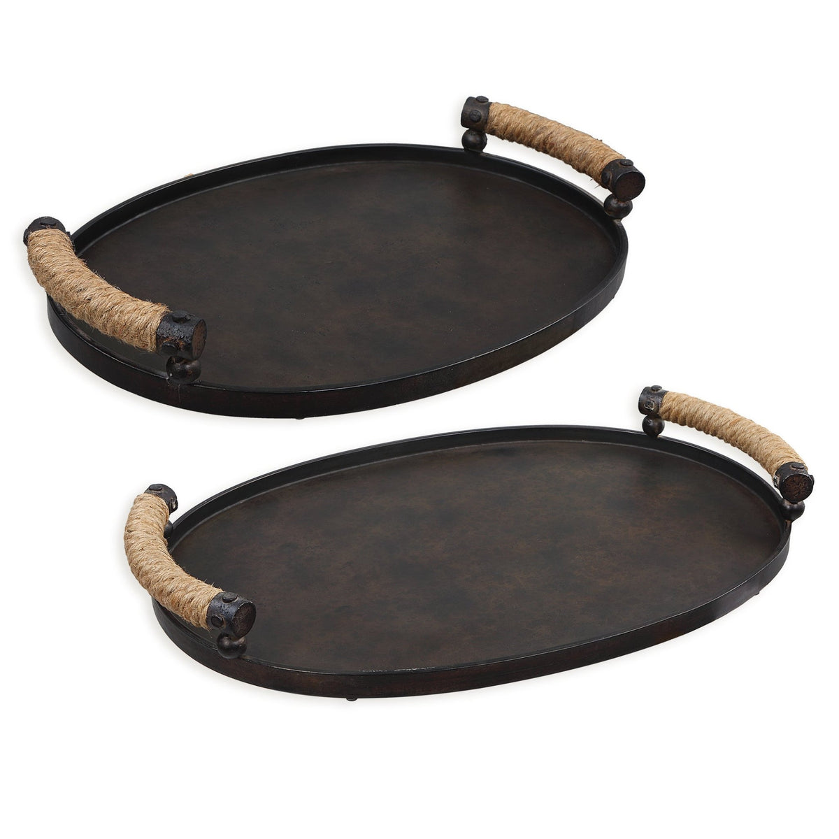 Uttermost Viggo Bronze Trays, Set/2 Tray| Uttermost