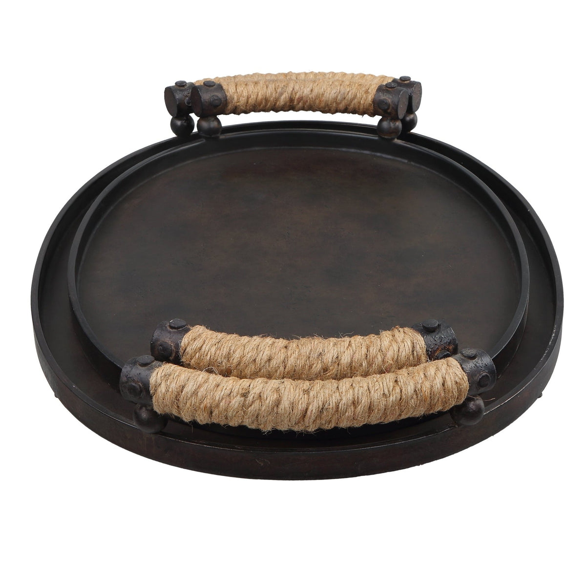 Uttermost Viggo Bronze Trays, Set/2 Tray| Uttermost