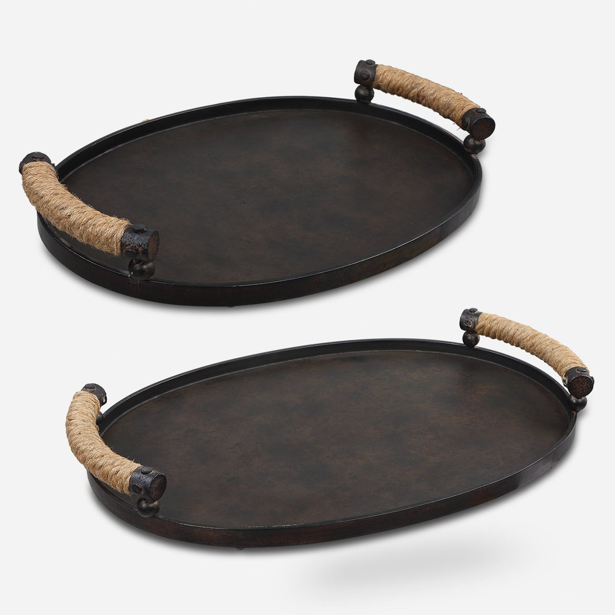 Uttermost Viggo Bronze Trays, Set/2 Tray| Uttermost