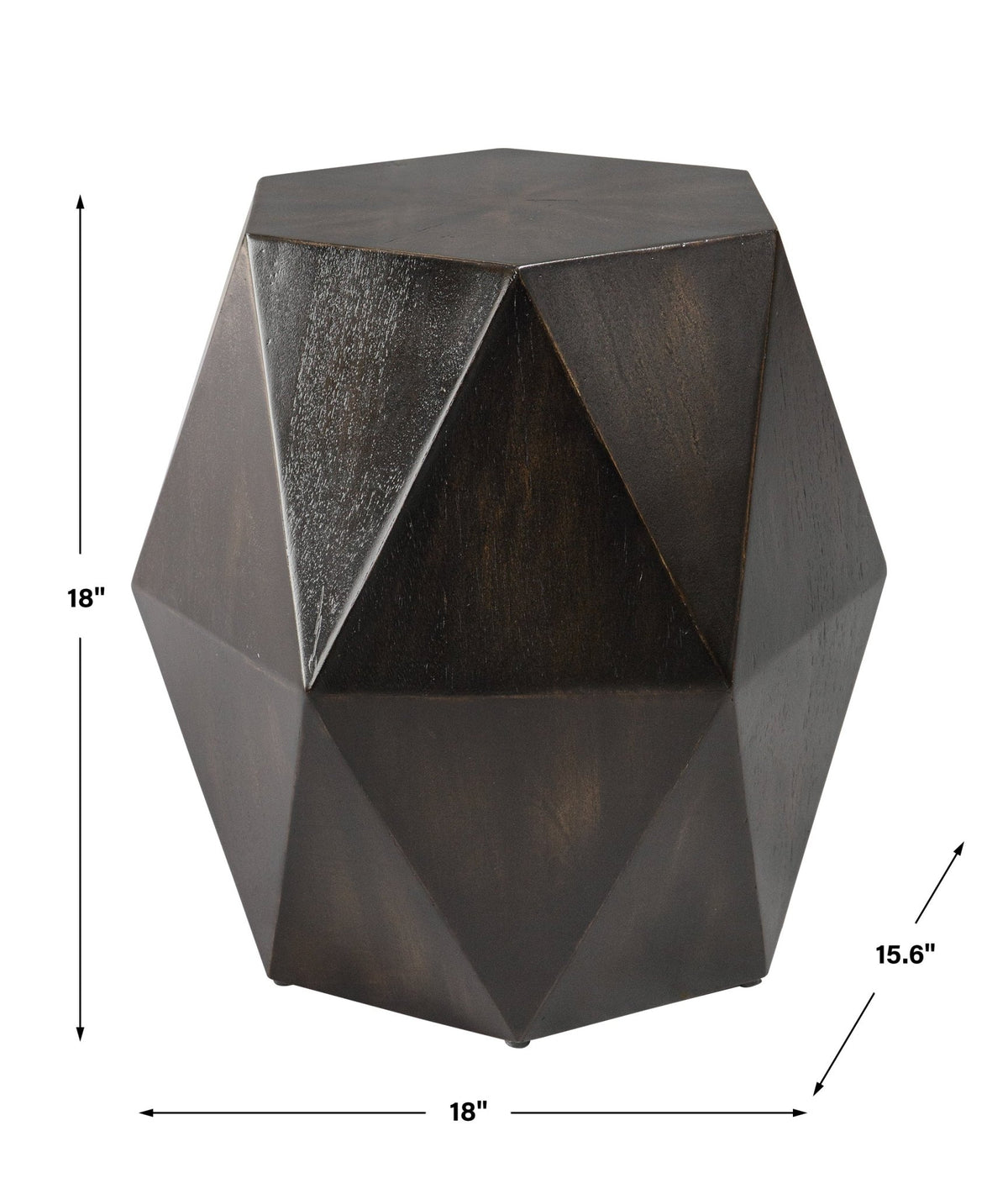 Uttermost Volker Black Geometric Accent Table Table Decors| Uttermost