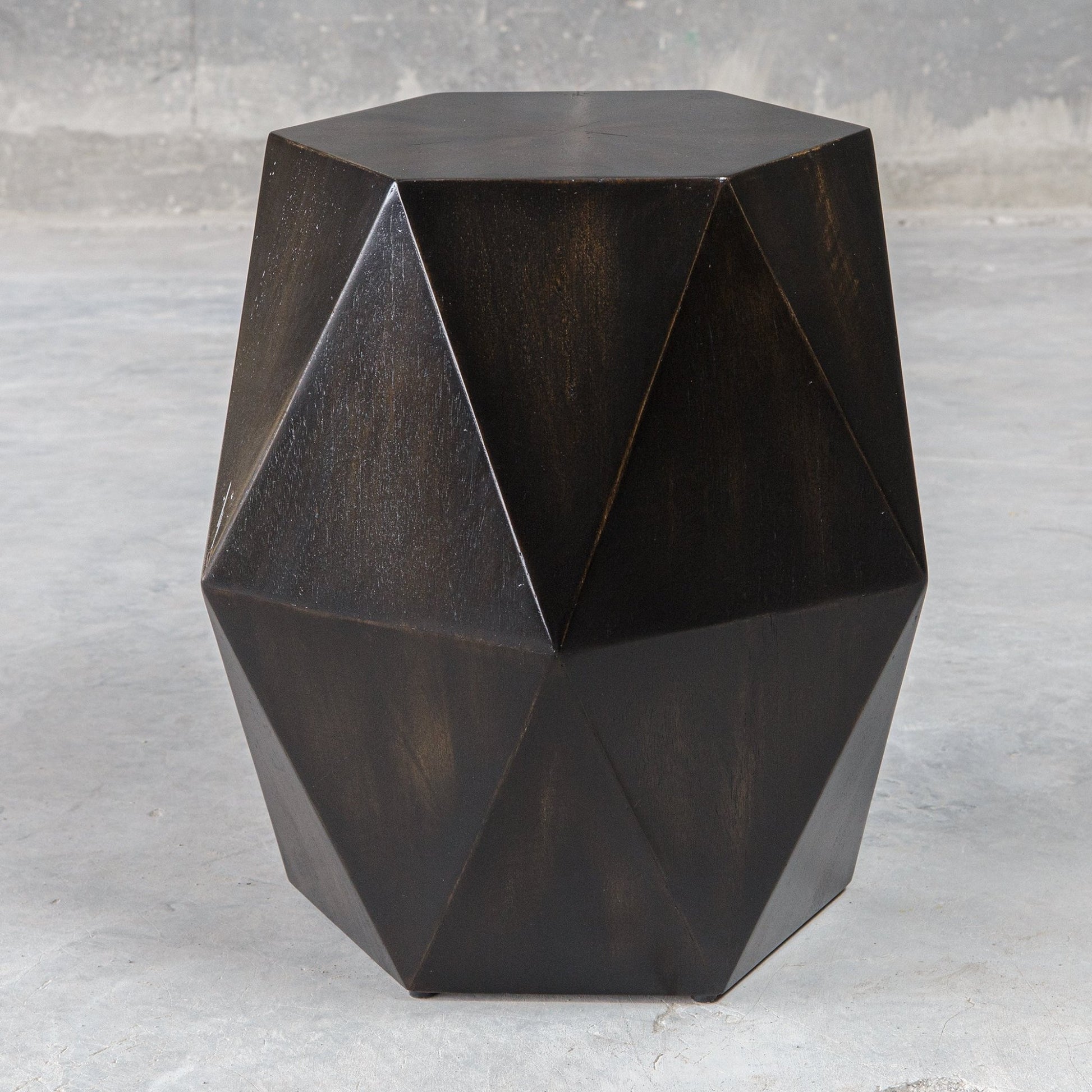 Uttermost Volker Black Geometric Accent Table Table Decors| Uttermost