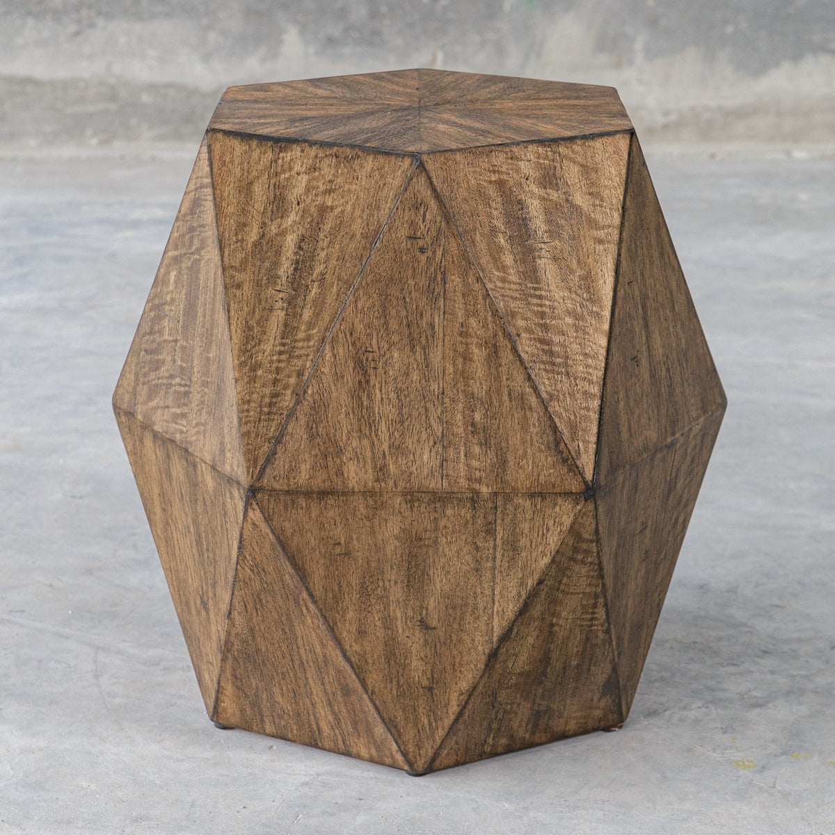 Uttermost Volker Honey Geometric Accent Table Table Decors| Uttermost