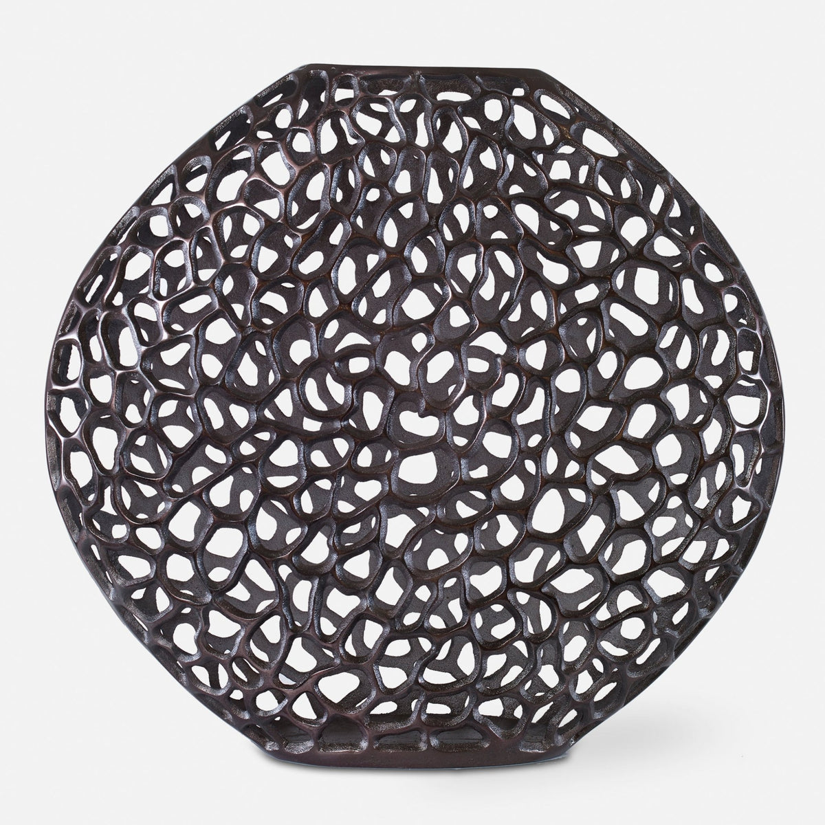 Uttermost Web Dark Bronze Vase Vases and Jars| Uttermost