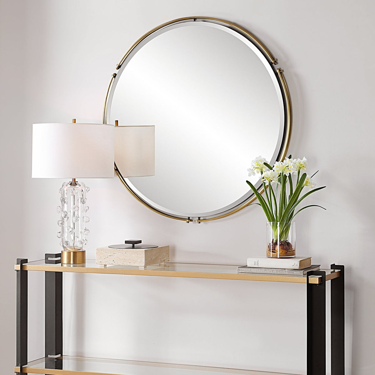 Uttermost Wesley Round Mirror Mirrors| Uttermost
