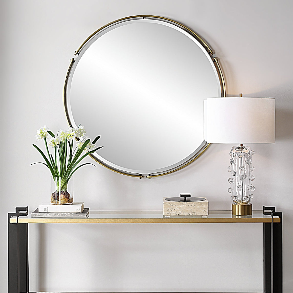 Uttermost Wesley Round Mirror Mirrors| Uttermost