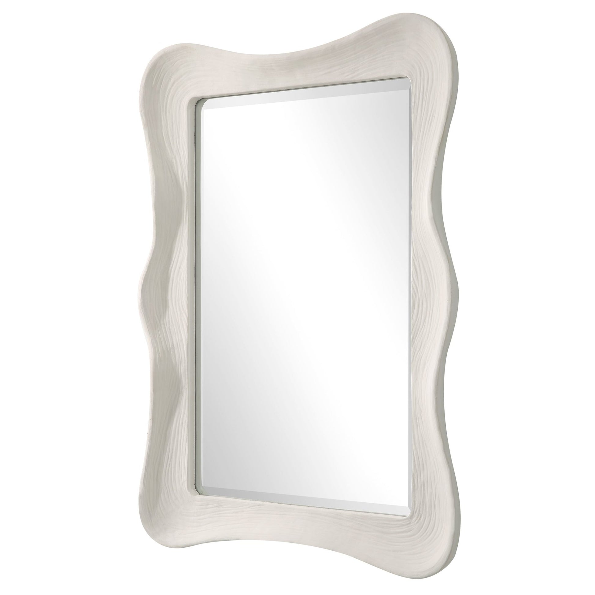 Uttermost Whitehaven Wavy Rectangle Mirror Table Decors| Uttermost