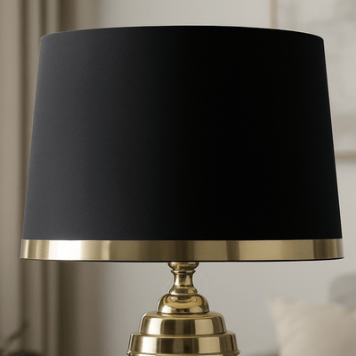 uxury Side Lamp with Classic Black and Gold Design - Al Rugaib Furniture