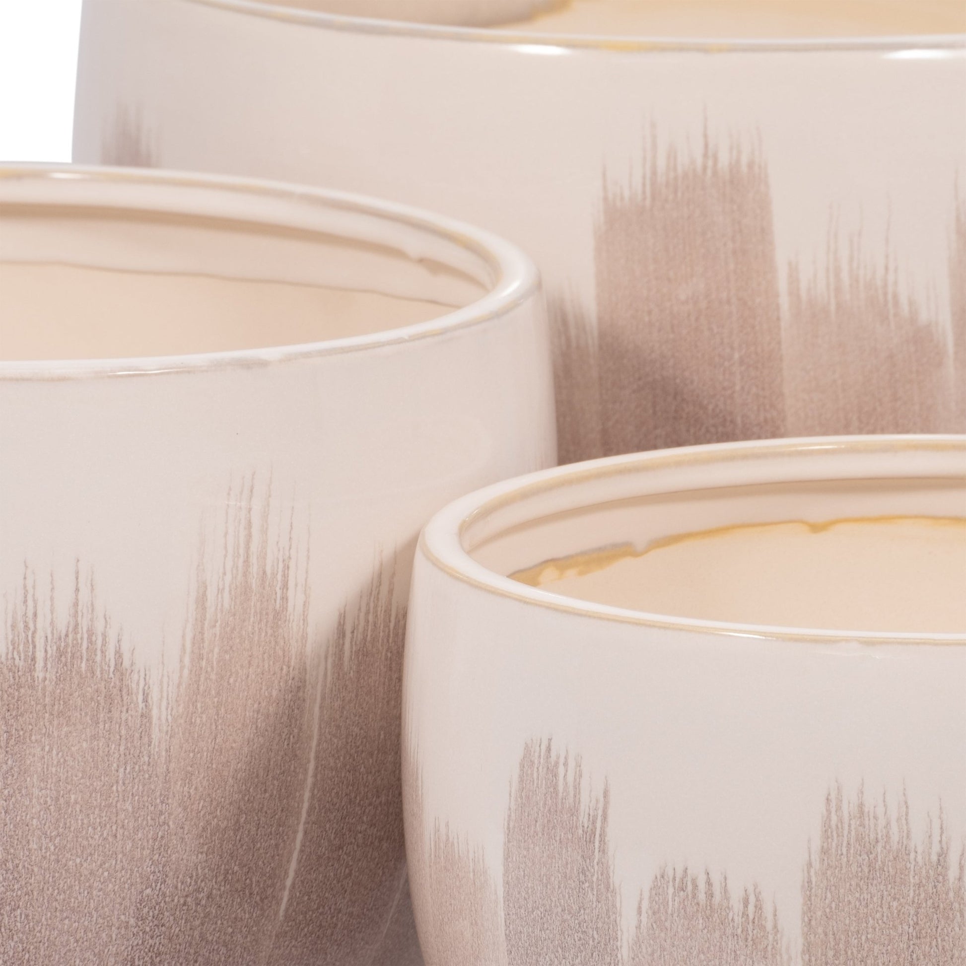 VALDIVA CERAMIC PLANTERS - SET OF 3 Outdoor Planters| Sagebrook Home