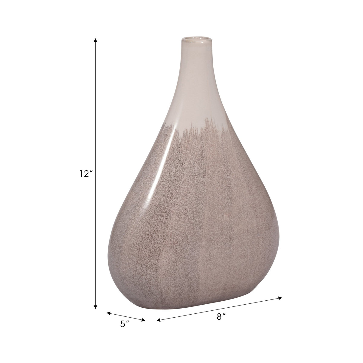 VALDIVA SMALL CERAMIC VASE Vases and Jars| Sagebrook Home