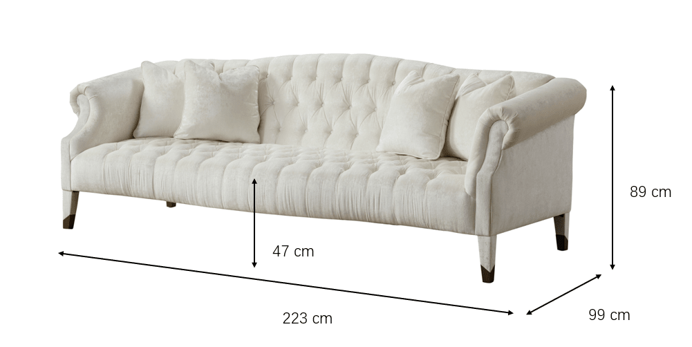 Valina 3 Seater Sofa Sofas & Loveseats| Roots Furniture
