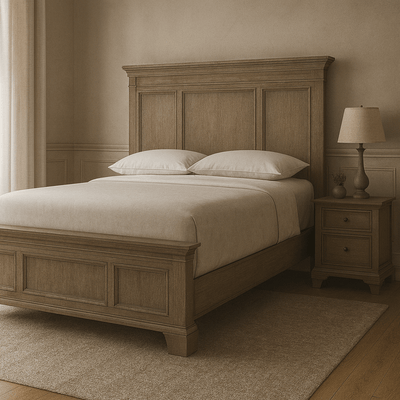 Vallardia King Panel Bed - Al Rugaib Furniture