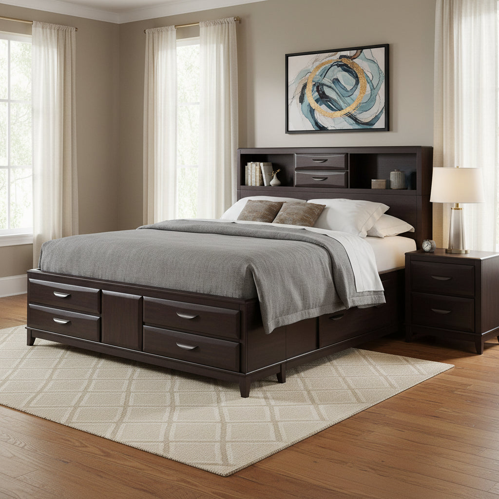 Vanmore Full Storage Bed Beds| Ashley Homestore