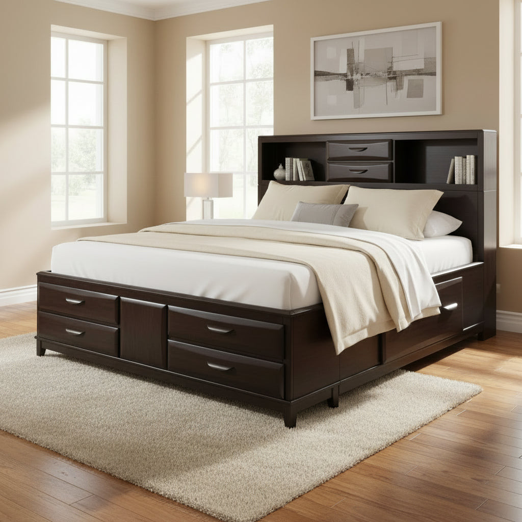 Vanmore Queen Storage Bed Beds| Ashley Homestore