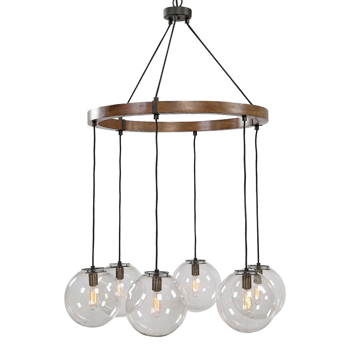 Vaughn, 6 Lt. Chandelier chandeliers| Uttermost