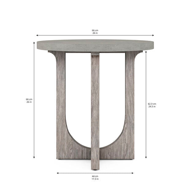 Vault Round End Table Accent & End Tables| A.R.T. Furniture