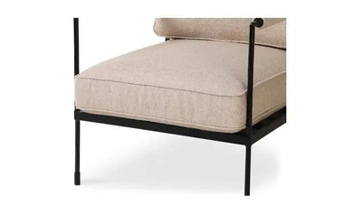 Vecchia Accent Chair Beige - Al Rugaib Furniture