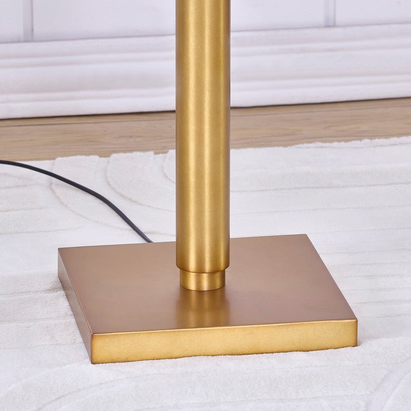 72'H Lumar Brass Metal Floor Lamp Floor lamps| Crestview