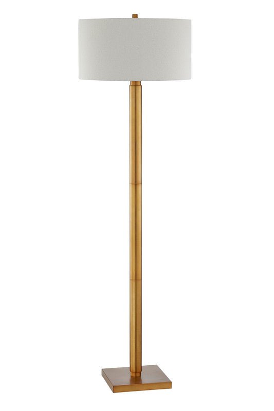 72'H Lumar Brass Metal Floor Lamp Floor lamps| Crestview
