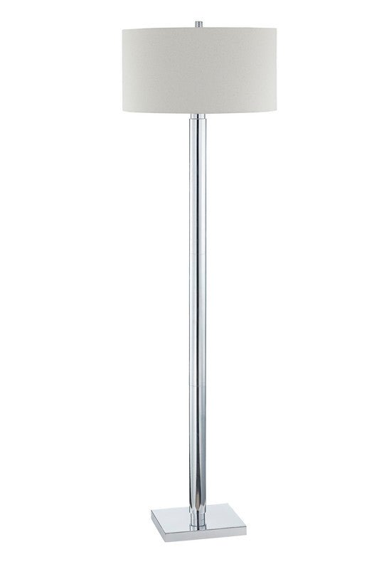 72'H Lumar Silver Metal Floor Lamp Floor lamps| Crestview